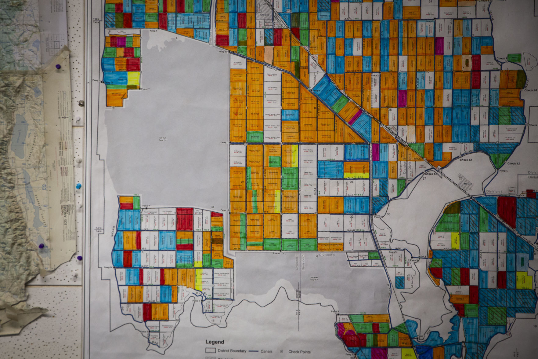 Tulelake Irrigation District office map